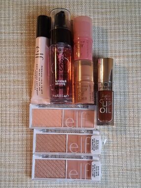 e.l.f. & Essence Makeup Set — Pink/Peach Shades